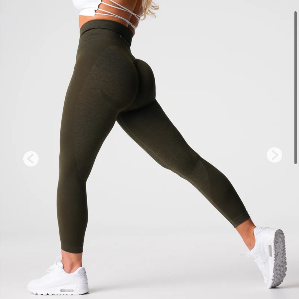 NVGTN Olive Contour 2.0 Seamless Leggings